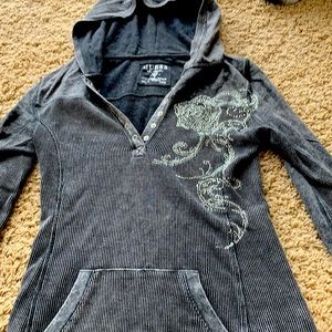 Guess thermal log sleeve with hood